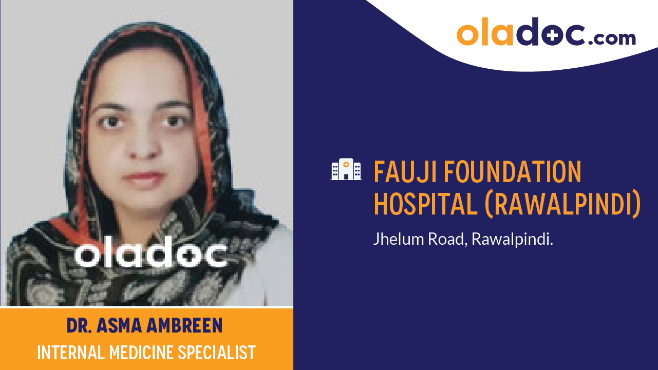 Practice locations of Dr.Asma Ambreen